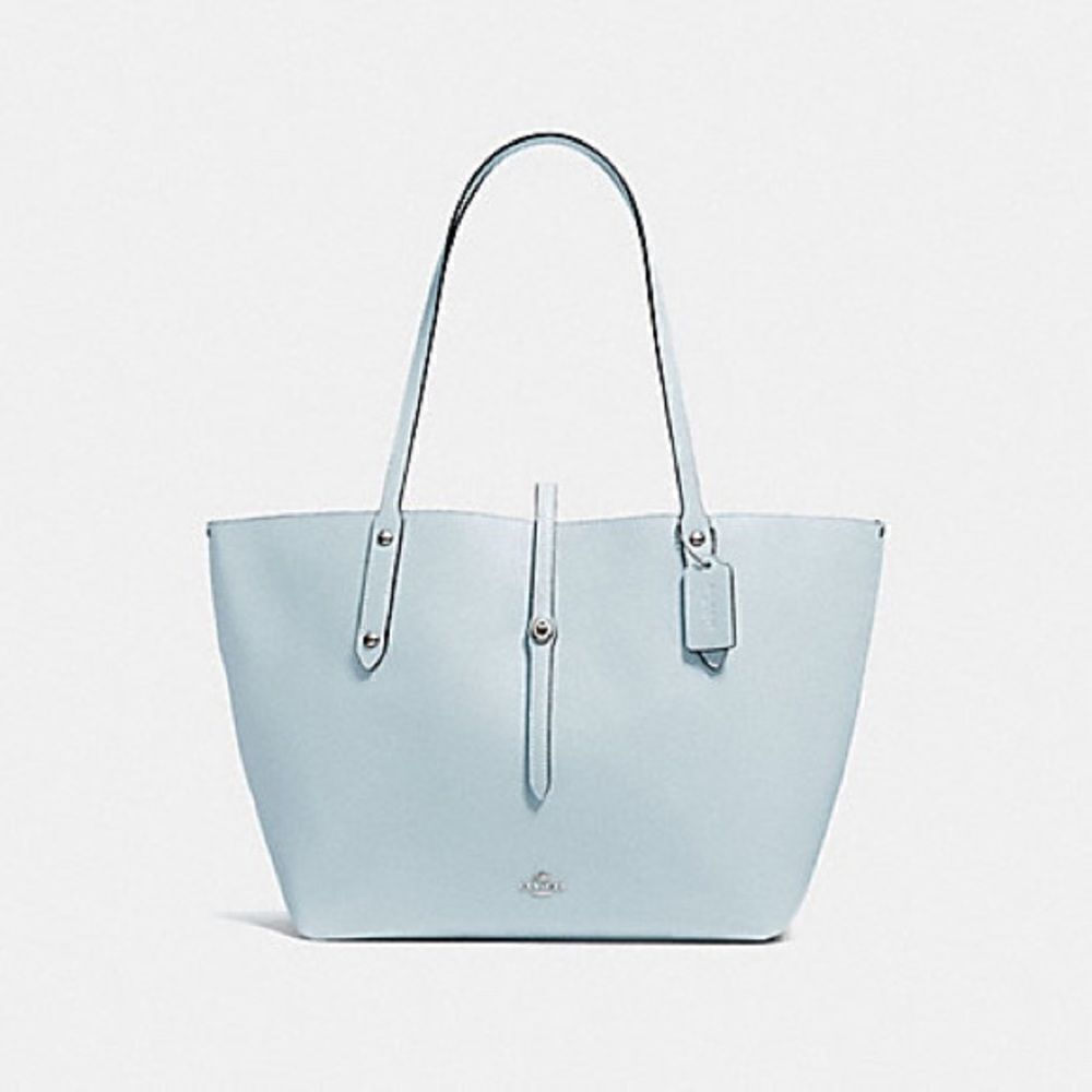 Coach Market Tote Bag Style No. 58849 Light blue